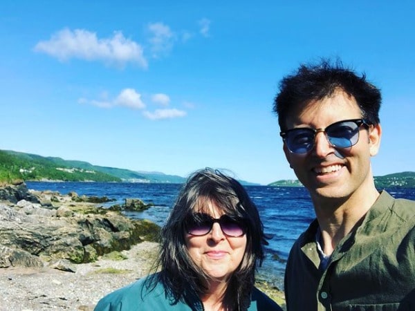 Jonathan Watton in one of his adventures with his mom